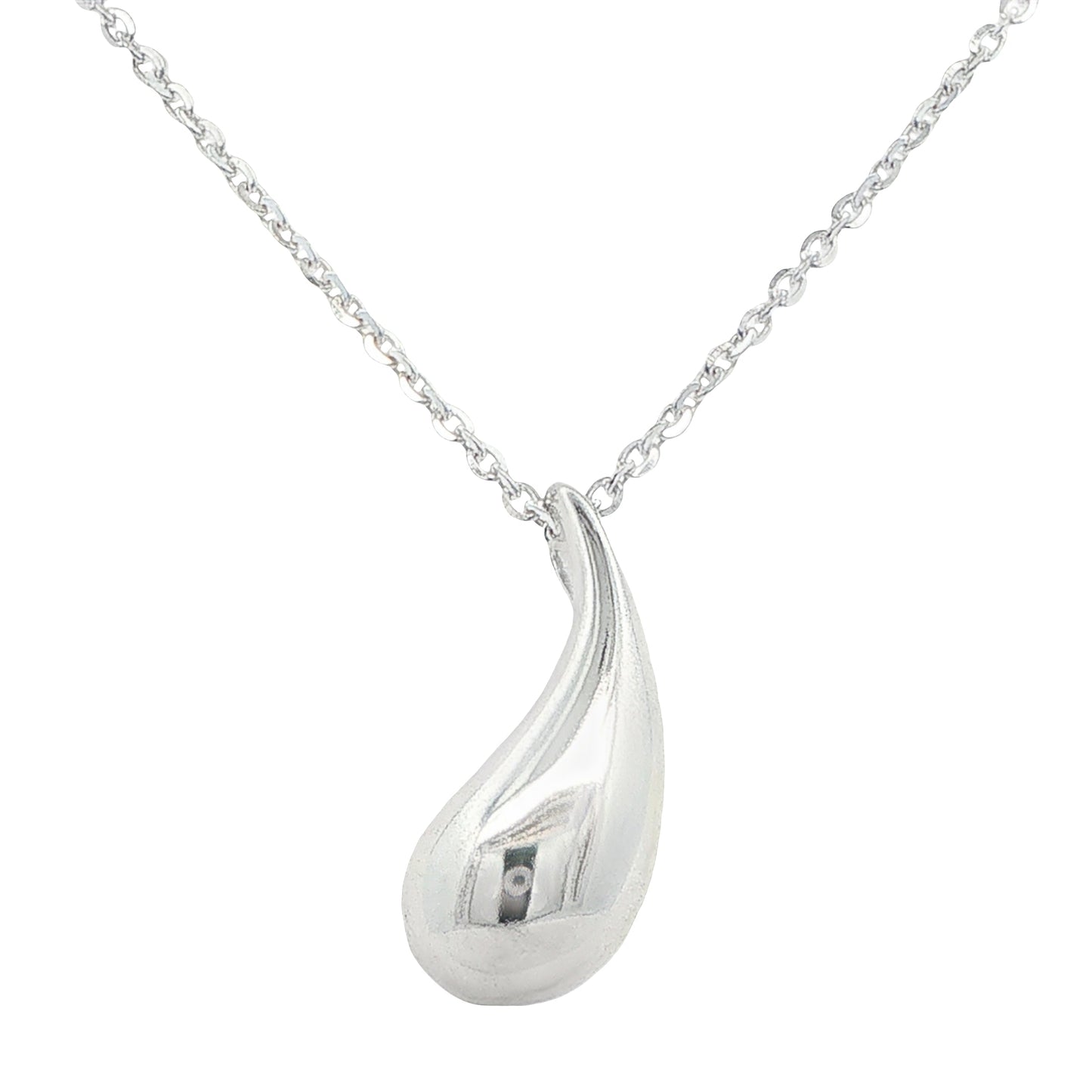 Silver Solid TearDrop Pendant Gardiner Brothers