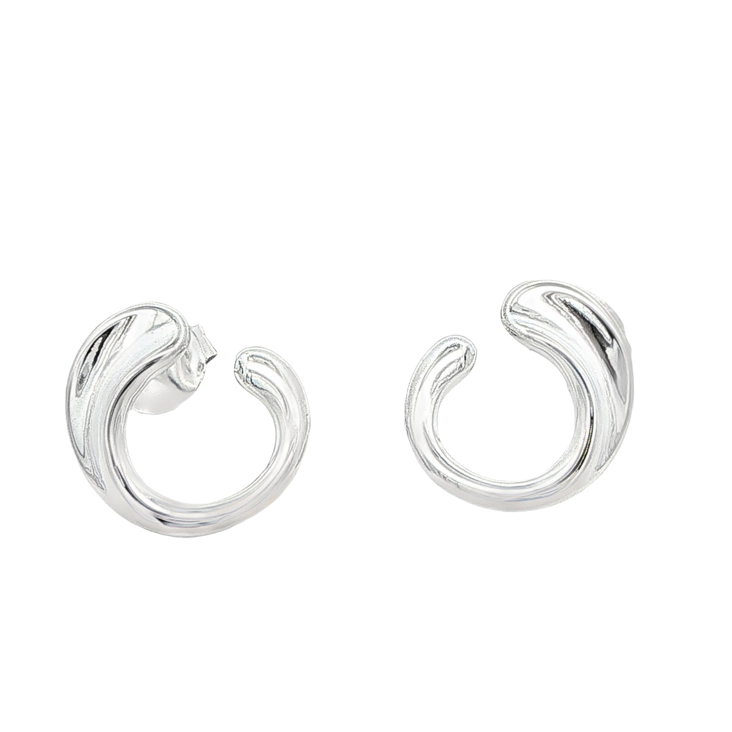 Silver Droplet Paddle Shape Earrings Gardiner Brothers