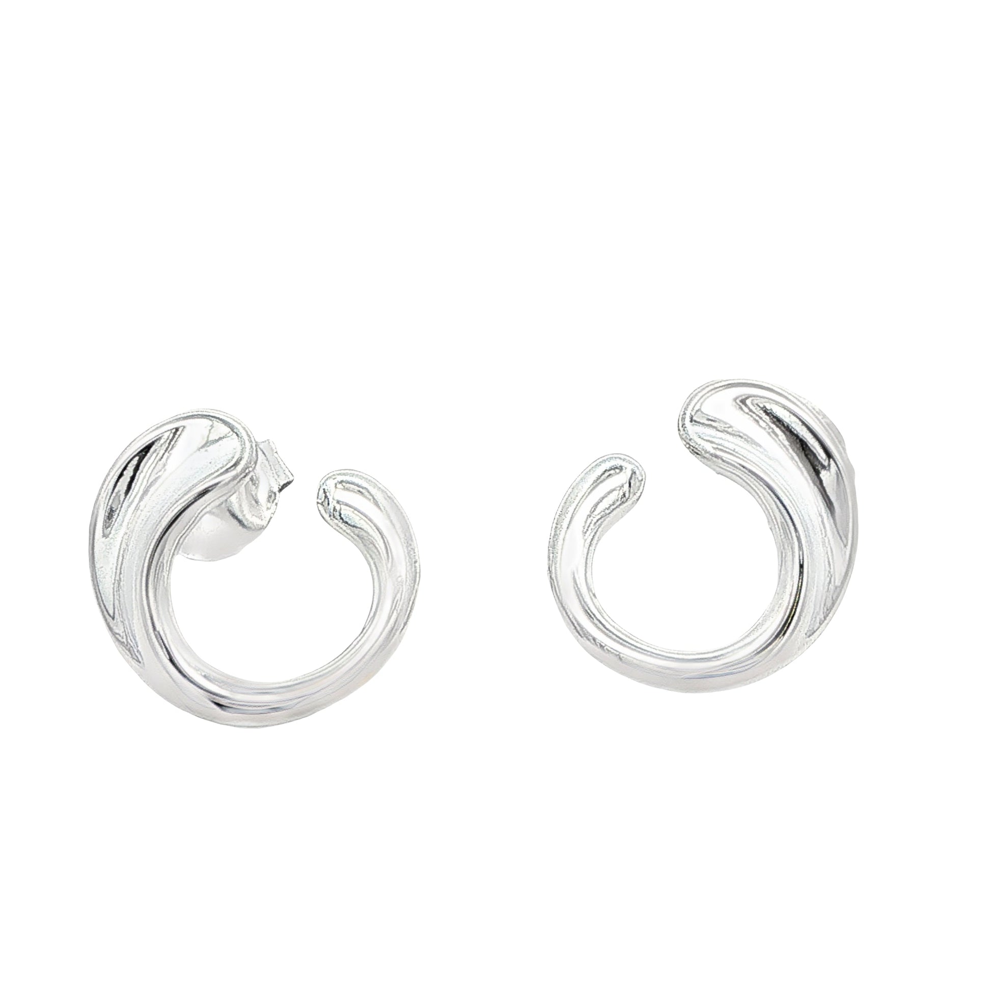 Silver Droplet Paddle Shape Earrings Gardiner Brothers