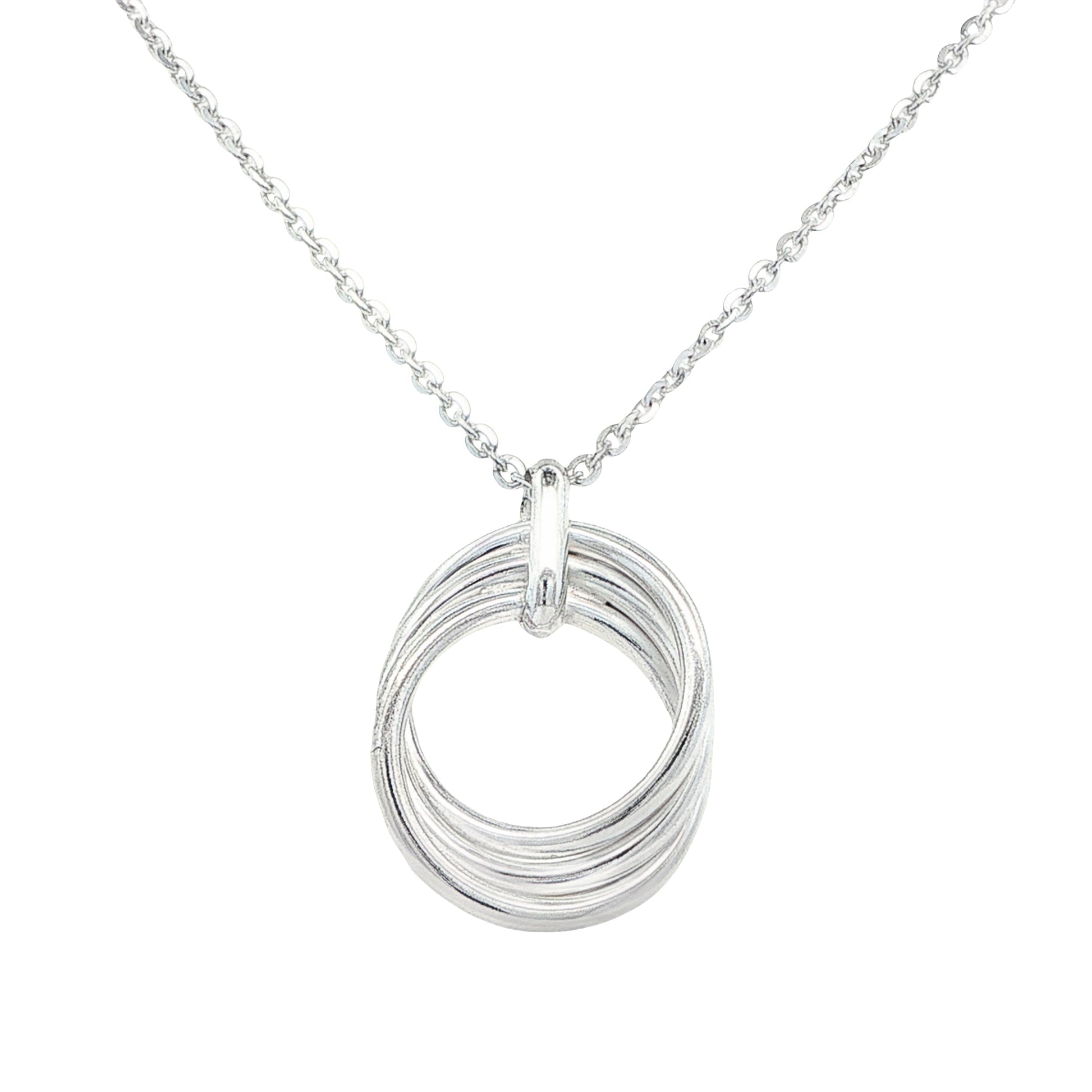 Silver 3 Stranded Knot Pendant Gardiner Brothers