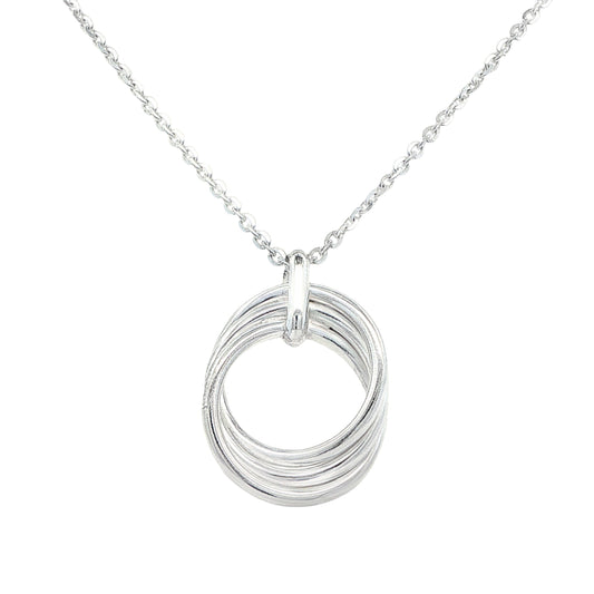 Silver 3 Stranded Knot Pendant Gardiner Brothers