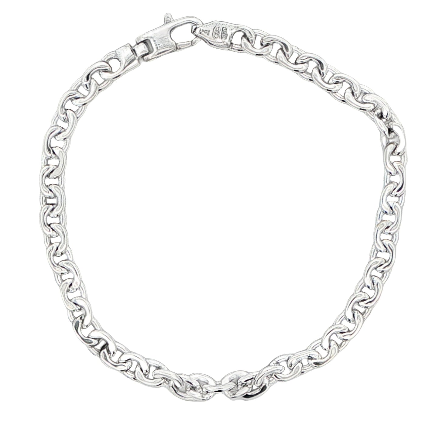 Silver Cable Link Bracelet Gardiner Brothers