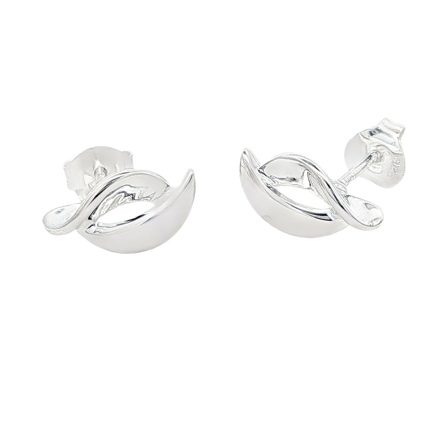 Silver Fancy Cresent Earrings Gardiner Brothers