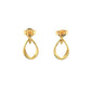 Yellow Gold Diamond TearDrop Earrings Gardiner Brothers