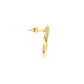 Yellow Gold Diamond TearDrop Earrings Gardiner Brothers