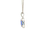 Tanzanite and diamond Halo Style Pendant Gardiner Brothers