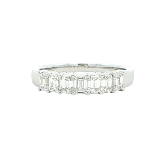 Emerald Cut Diamond Eternity Style Ring - 1.11cts Gardiner Brothers