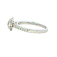 Platinum Aurora Cut Diamond Halo Style Ring - 0.84cts Gardiner Brothers