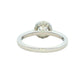 Platinum Aurora Cut Diamond Halo Style Ring - 0.84cts Gardiner Brothers