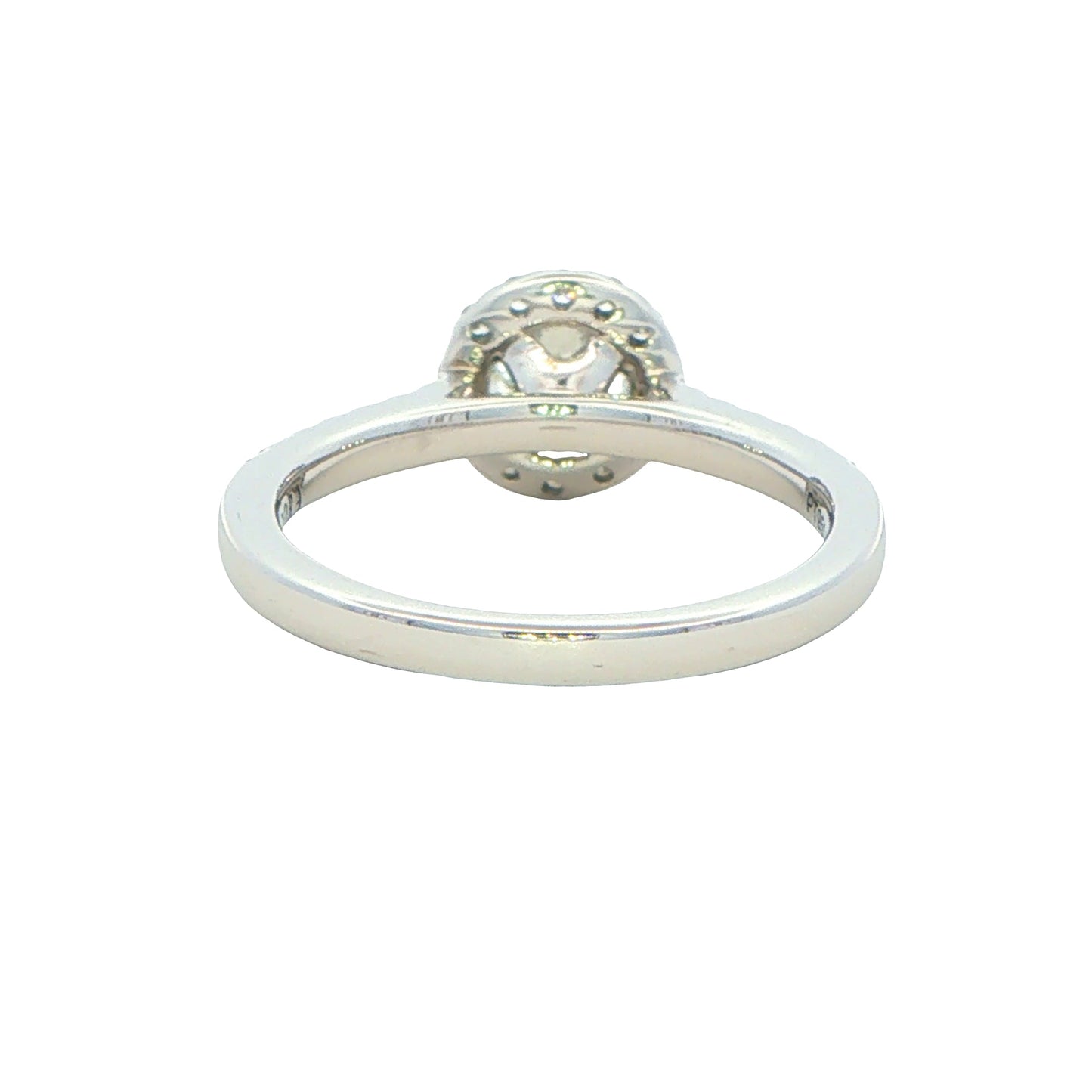 Platinum Aurora Cut Diamond Halo Style Ring - 0.84cts Gardiner Brothers