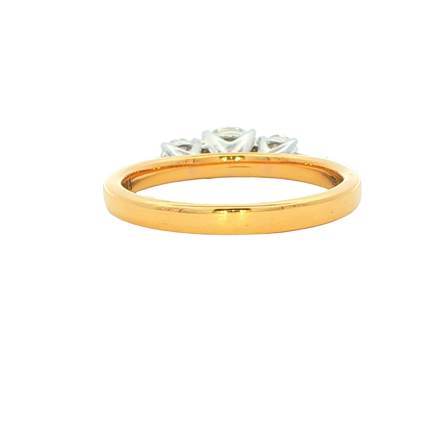 Yellow Gold Aurora 3 Stone Diamond Ring - 0.71cts Gardiner Brothers