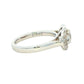 Platinum Aurora Cut Diamond 3 Stone Halo Style Ring - 1.20cts Gardiner Brothers