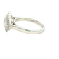 Platinum Oval Shaped Aurora Diamond Halo Style Ring - 1.50cts Gardiner Brothers