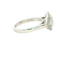Platinum Oval Shaped Aurora Diamond Halo Style Ring - 1.50cts Gardiner Brothers
