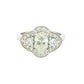 Platinum Oval Shaped Aurora Diamond Halo Style Ring - 1.50cts Gardiner Brothers