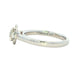 Platinum Aurora Cut Diamond Halo Ring - 0.70cts Gardiner Brothers