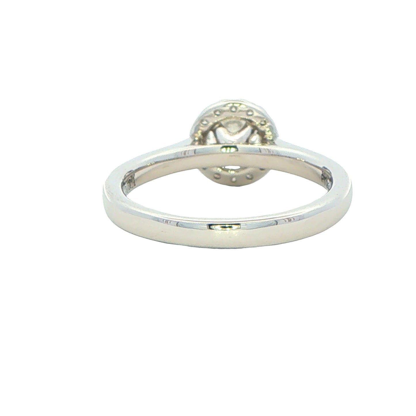Platinum Aurora Cut Diamond Halo Ring - 0.70cts Gardiner Brothers