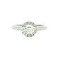 Platinum Aurora Cut Diamond Halo Ring - 0.70cts Gardiner Brothers