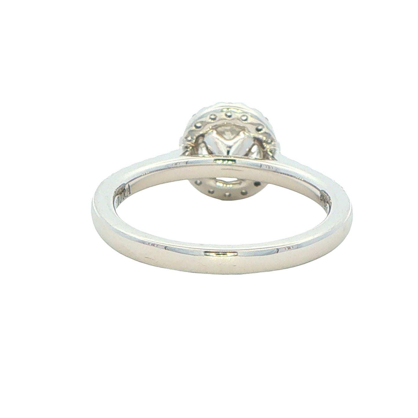 Platinum Aurora Cut Diamond Halo Style Ring - 1.07cts Gardiner Brothers