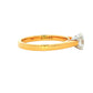 Yellow Gold Aurora Cut Diamond Solitaire Ring - 0.70cts Gardiner Brothers