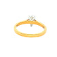 Yellow Gold Aurora Pear Shaped Diamond Solitaire Ring - 0.70cts Gardiner Brothers