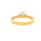 Yellow Gold Aurora Oval Shaped Diamond Solitaire Ring - 0.94cts Gardiner Brothers