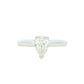 Platinum Aurora Pear Shaped Diamond Solitaire Ring - 0.61cts Gardiner Brothers