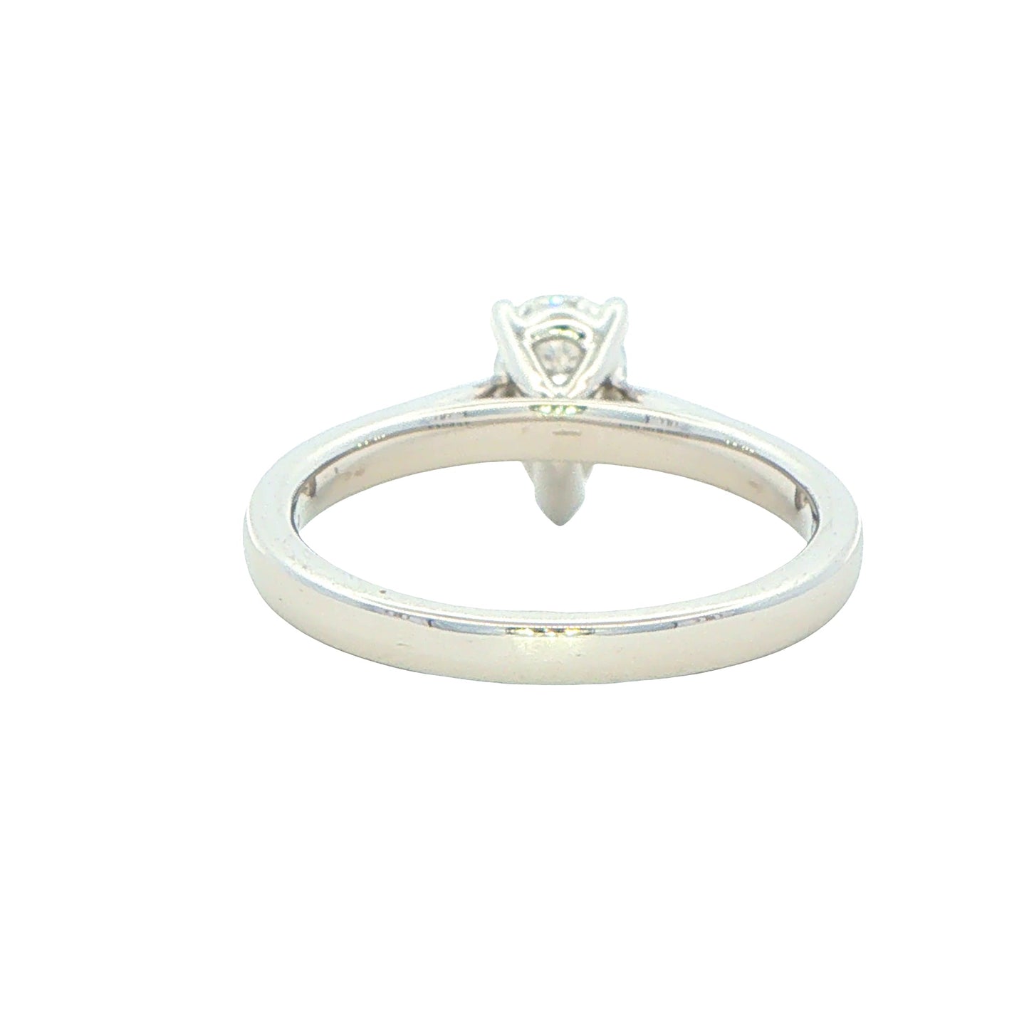 Platinum Aurora Pear Shaped Diamond Solitaire Ring - 0.61cts Gardiner Brothers