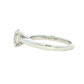 Platinum Oval Shaped Aurora Cut Diamond Solitaire Ring - 0.90cts Gardiner Brothers