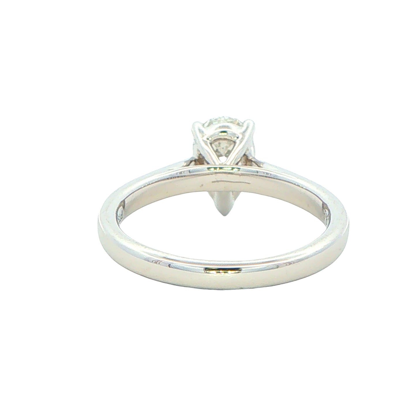 Platinum Pear Shaped Aurora Cut Diamond Solitaire - 0.91cts Gardiner Brothers
