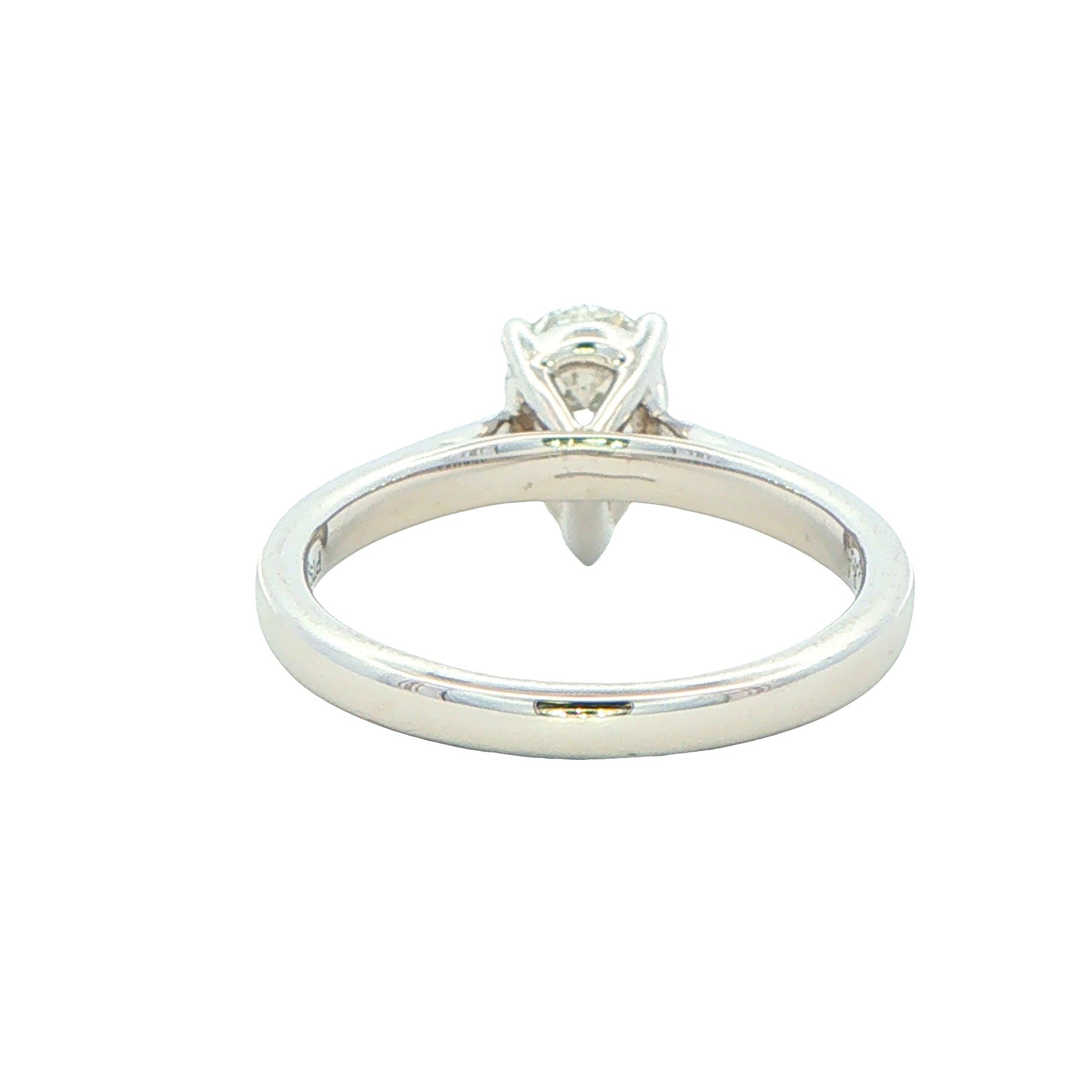 Platinum Pear Shaped Aurora Cut Diamond Solitaire - 0.91cts Gardiner Brothers