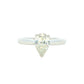 Platinum Pear Shaped Aurora Cut Diamond Solitaire - 0.91cts Gardiner Brothers