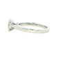 Platinum Oval Shaped Aurora Cut Diamond Solitaire Ring - 0.73cts Gardiner Brothers