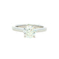 Platinum Aurora Cut Diamond Solitaire Ring - 1.10cts Gardiner Brothers