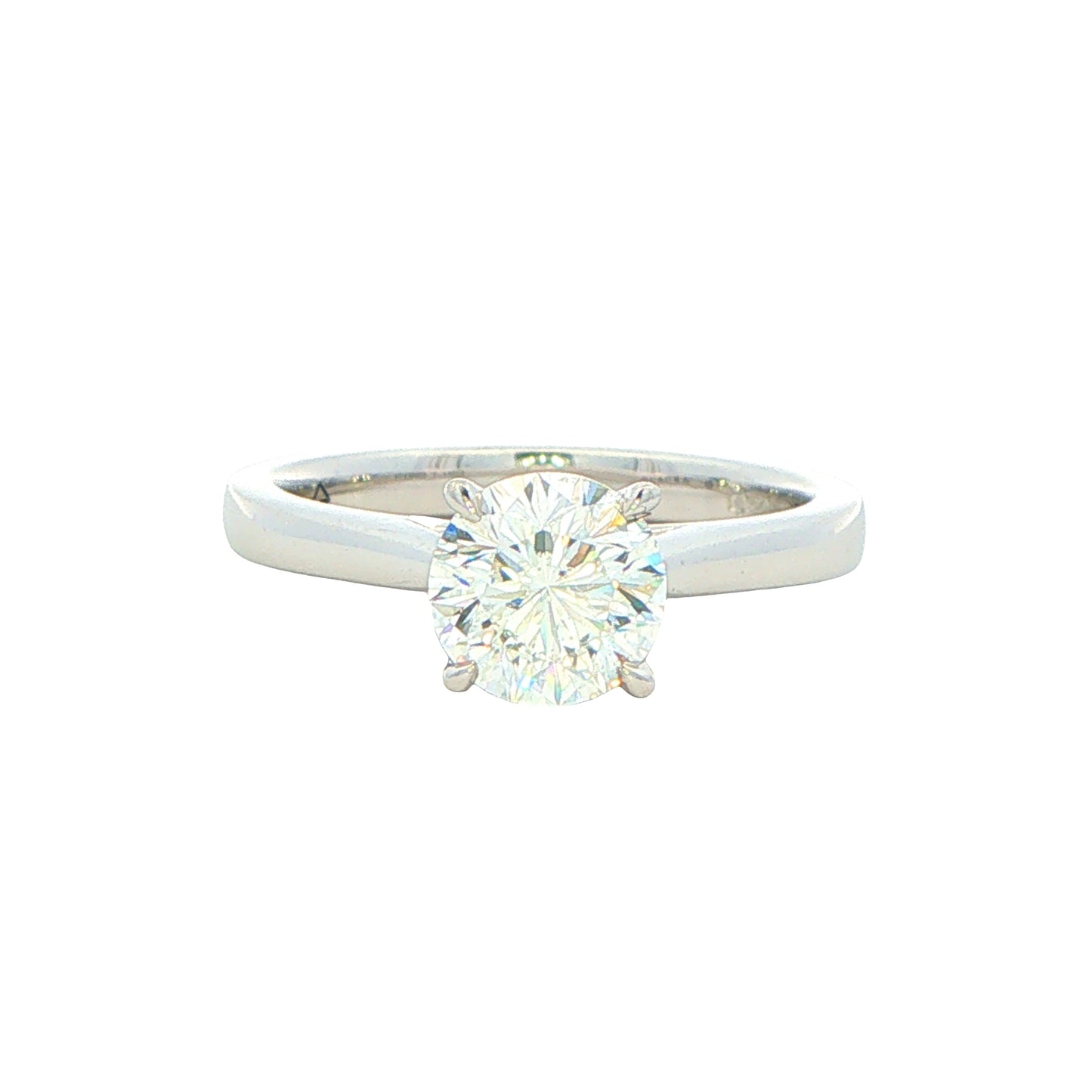 Platinum Aurora Cut Diamond Solitaire Ring - 1.10cts Gardiner Brothers