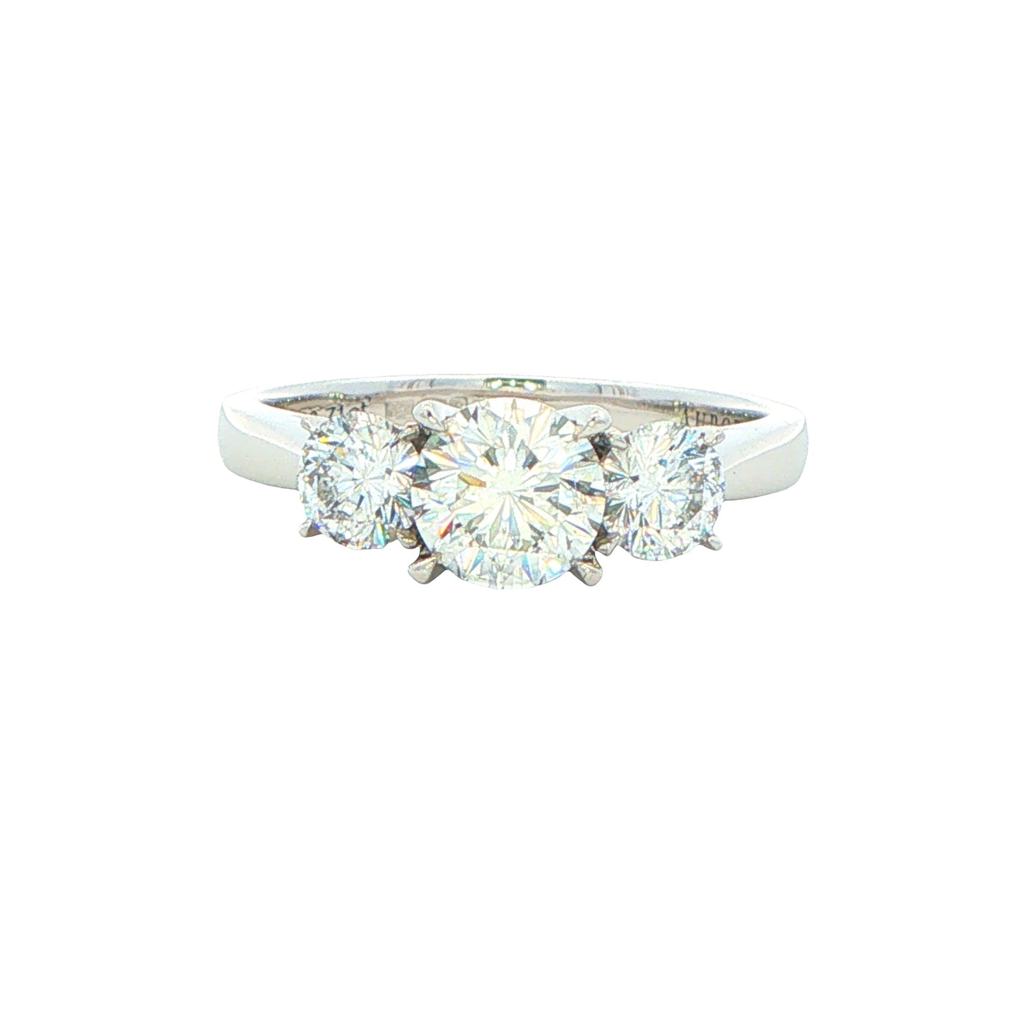 Platinum Aurora 3 Stone Diamond Ring - 1.23cts Gardiner Brothers