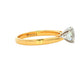 Yellow Gold Oval and Pear Shaped Aurora Diamond 3 Stone Ring - 1.02cts Gardiner Brothers