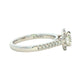 Platinum Aurora Cut Diamond Halo Ring - 0.91cts Gardiner Brothers