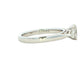 Platinum Aurora Oval and Pear Shaped Diamond 3 Stone ring - 1.00cts Gardiner Brothers
