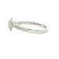 Platinum AURORA CUT DIAMOND HALO RING - 0.72CTS Gardiner Brothers