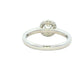 Platinum AURORA CUT DIAMOND HALO RING - 0.72CTS Gardiner Brothers