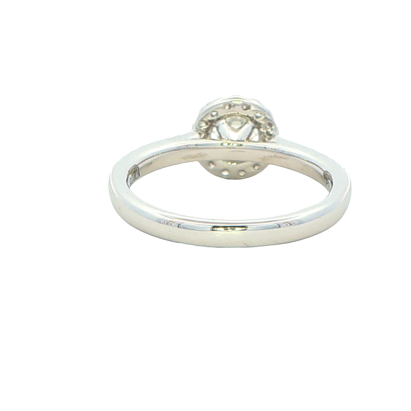 Platinum AURORA CUT DIAMOND HALO RING - 0.72CTS Gardiner Brothers