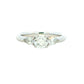 Platinum Aurora Round and Pear Shaped Diamond 3 Stone Ring - 0.89cts Gardiner Brothers