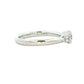 Platinum Aurora Round and Pear Shaped Diamond 3 Stone Ring - 0.89cts Gardiner Brothers
