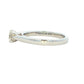 Platinum Aurora Cut Diamond Solitaire Ring - 0.42cts Gardiner Brothers