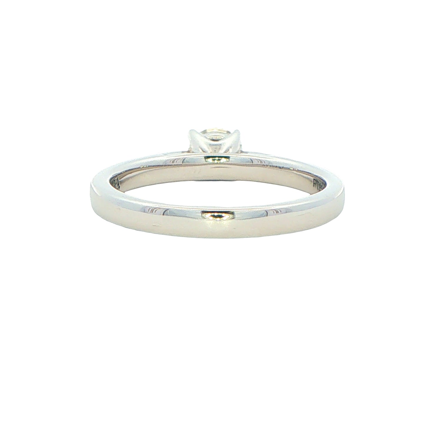 Platinum Aurora Cut Diamond Solitaire Ring - 0.42cts Gardiner Brothers