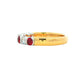 Ruby and Diamond 7 Stone Ring Gardiner Brothers