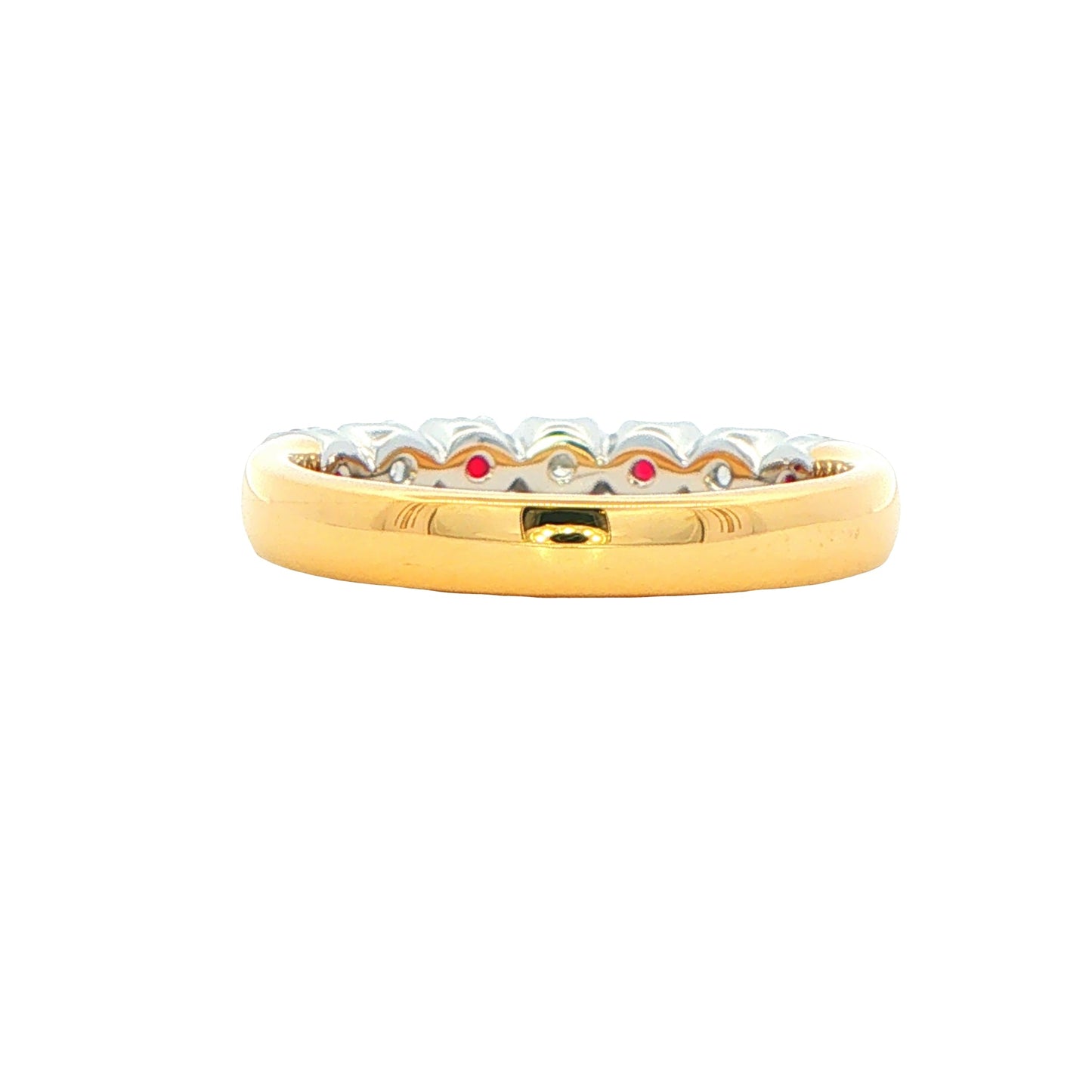 Ruby and Diamond 7 Stone Ring Gardiner Brothers