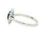 Sapphire AND DIAMOND FANCY CLUSTER STYLE RING Gardiner Brothers