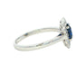 Sapphire AND DIAMOND FANCY CLUSTER STYLE RING Gardiner Brothers